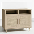 Houten opbergkast van hout, kleur wit