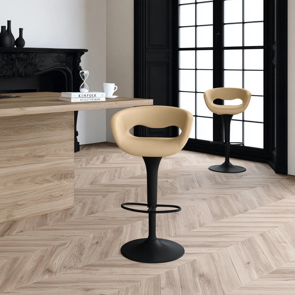Multifunctionele tafel draaibaar, verstelbaar, kleur beige