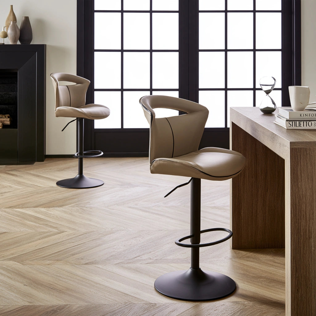 Multifunctionele tafel draaibaar, verstelbaar, kleur beige