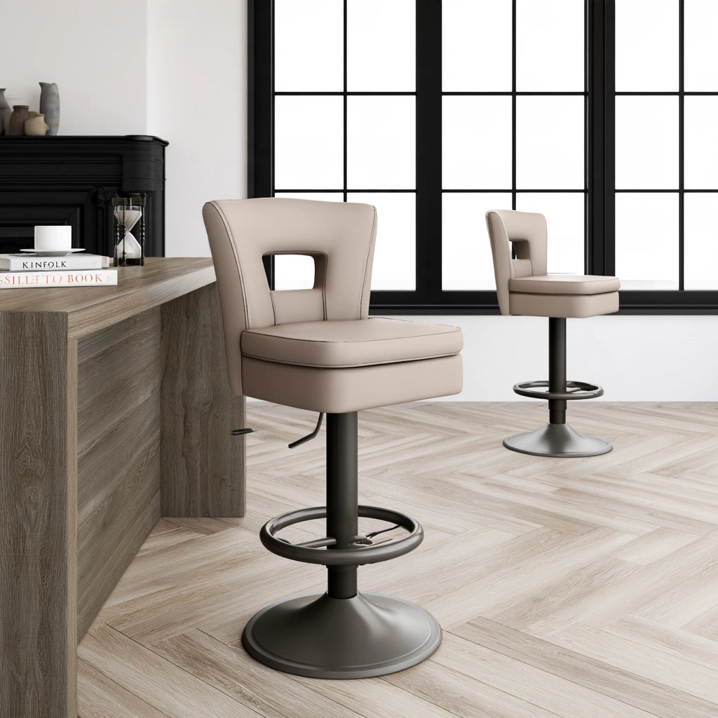 Multifunctionele tafel draaibaar, verstelbaar, kleur beige